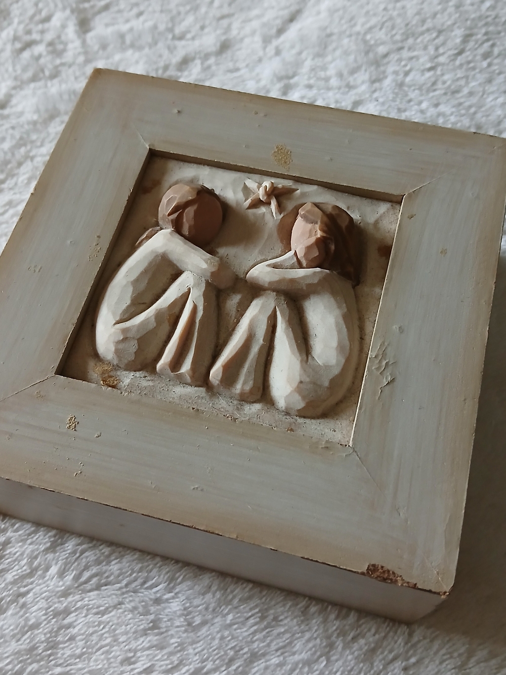 Willow Tree FRIENDSHIP Keepsake Jewelry Box 5"x5"